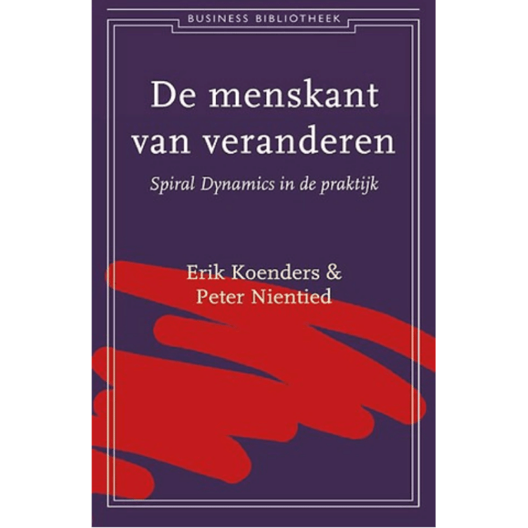 Boek De menskant van veranderen Het boek: De menskant van veranderen door auteurs Peter Nientied en Erik Koenders