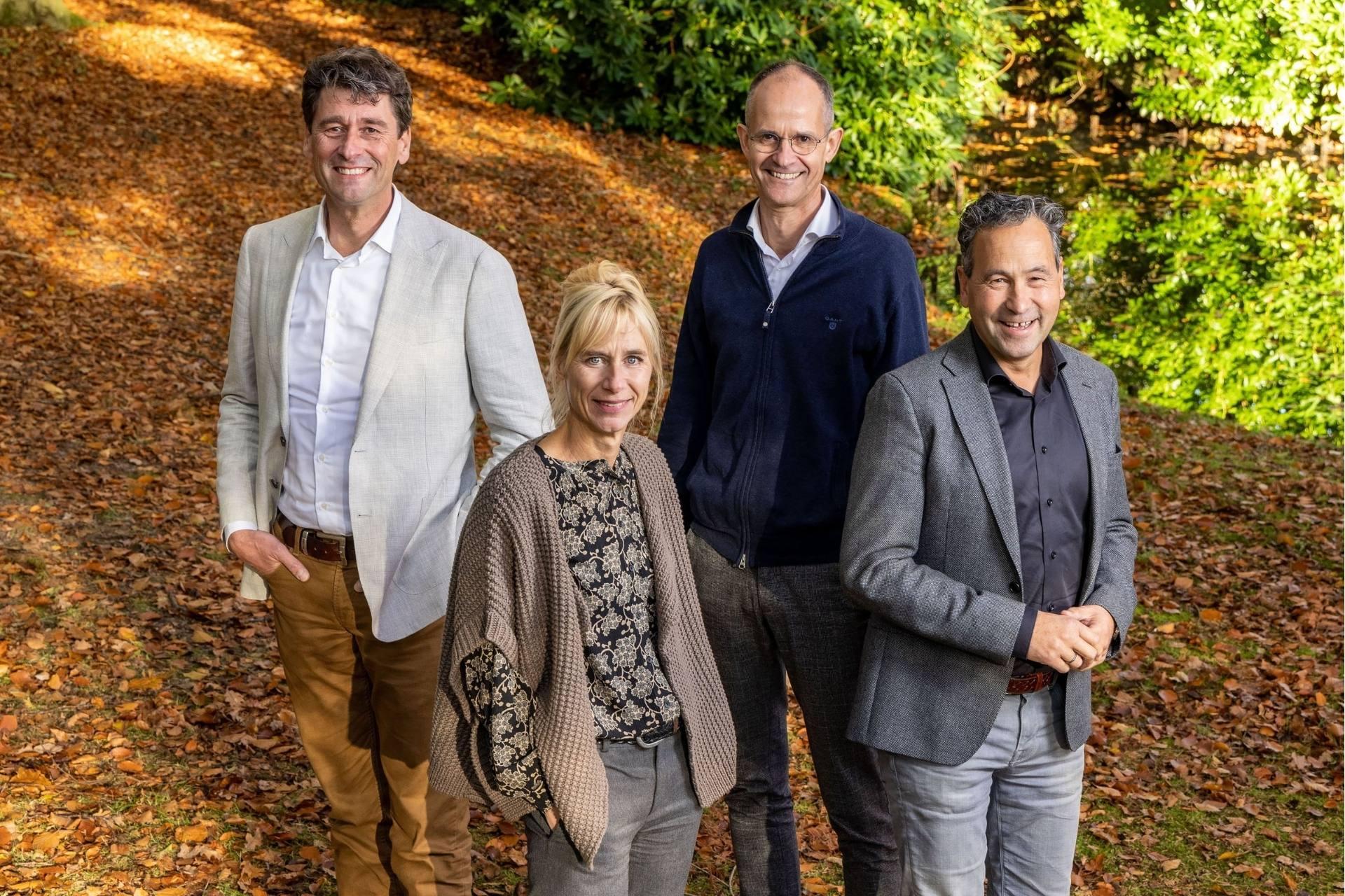 Het DBR team Wim ter Mate, Paul Hilhorst, Jantien Martin en Erik Koenders